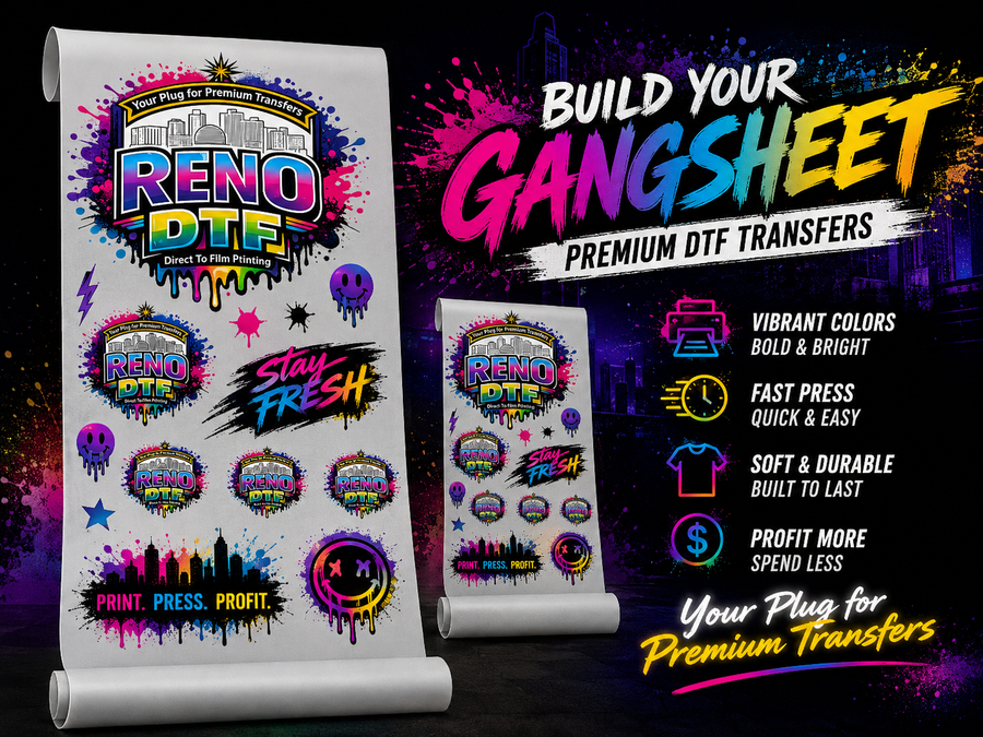 Gang Sheet Builder – premium DTF transfer gang sheet